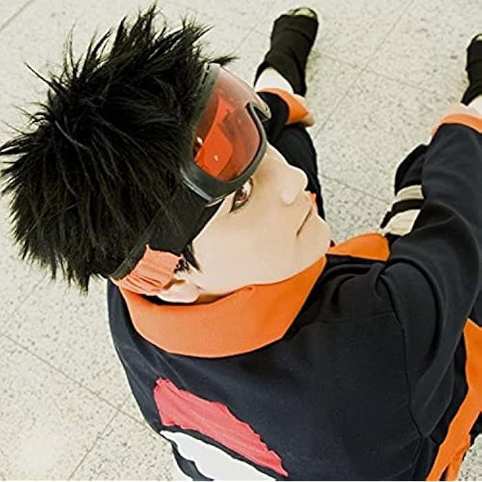 DILLARDS Naruto Sasuke Uchiha Straight Short Anime Cosplay Wigs - Image 3